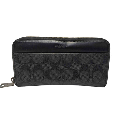 コーチ COACH アコーディオン ウォレット シグネチャー キャンバス メンズ
